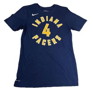 Nike Dri Fit Indiana Pacers Victor Oladipo #4 Short Sleeve T-Shirt Men's Small
